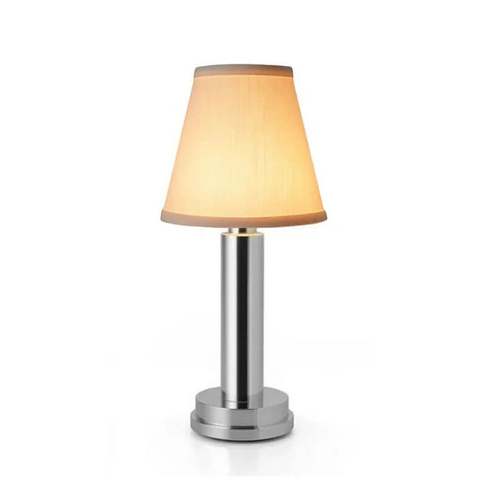 Serenoria Cordless Table Lamp – Brass Finish, 3-Stage Dimming, USB Rechargeable, 3000K Warm Light