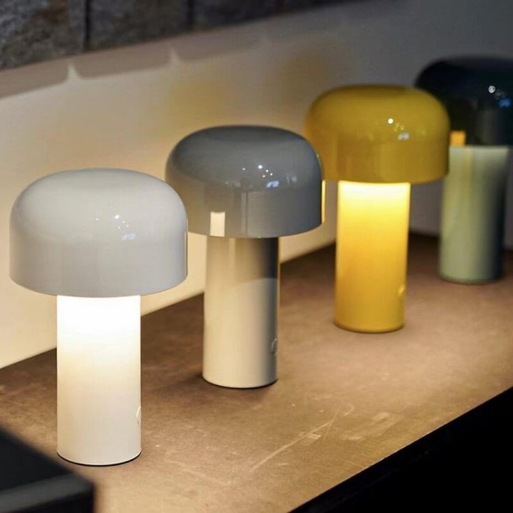 Serenoria Agari Mushroom Rechargeable Table Lamp